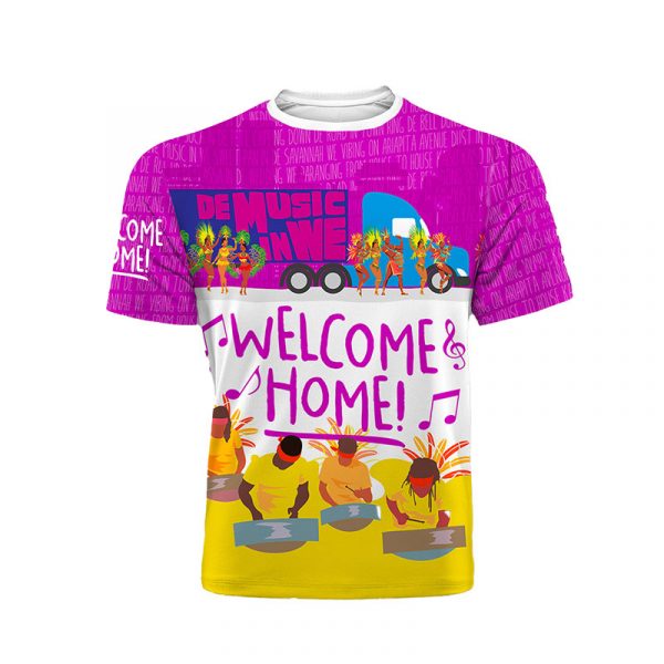 Welcome Home T-Shirt - Men - De Music in We