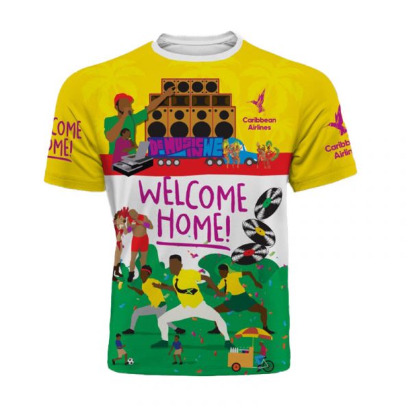 Welcome Home T-Shirt - Men - Jamaica Yellow